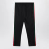 GUCCI Dark blue technical jersey track pants