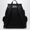 GUCCI Large black GG fabric backpack