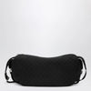GUCCI Large black crossbody bag in GG fabric