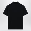 GUCCI Midnight blue stretch cotton piqué polo shirt