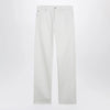 GUCCI White trousers with Horsebit detail