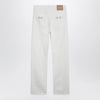 GUCCI White trousers with Horsebit detail