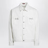 GUCCI White jacket with Horsebit detail