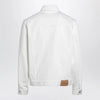 GUCCI White jacket with Horsebit detail