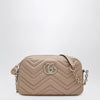 GUCCI GG Marmont small Camera Bag in blush beige