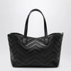 GUCCI Medium black GG Marmont shopping bag