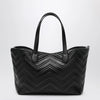 GUCCI Medium black GG Marmont shopping bag