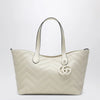 GUCCI GG Marmont medium shopping bag ivory