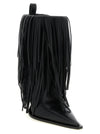 Balenciaga Avenue Fringe Ankle Boots