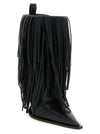 Balenciaga Avenue Fringe Ankle Boots