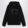 GUCCI White cotton sweatshirt with logo print