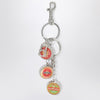 Balenciaga Logo bottle cap keyring charm