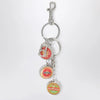 Balenciaga Logo bottle cap keyring charm