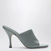 GUCCI Ocean green satin slider sandal