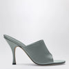 GUCCI Ocean green satin slider sandal