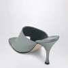 GUCCI Ocean green satin slider sandal
