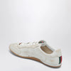 Gucci Shift Sneakers in white délavé-effect leather