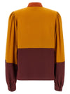 Saint Laurent Color-block Blouse