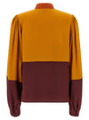Saint Laurent Color-block Blouse