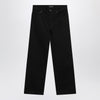 Balenciaga Black cotton denim trousers