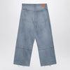 Balenciaga Light blue baggy jeans with rips