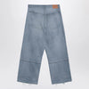 Balenciaga Light blue baggy jeans with rips