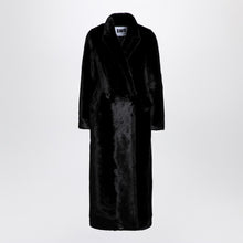  Sword 6644 Black long faux fur coat