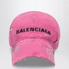 Balenciaga Upcycled cotton drill cap in pink