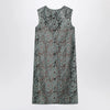 GUCCI Sage green floral lace dress