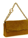 Gucci Gg Medium Suede Shoulder Bag