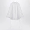 Balenciaga White cotton shirt with lace-up details