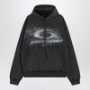 Balenciaga Black faded Crayon Loop oversize hoodie