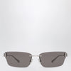 Balenciaga Gossip rectangular Silver/Black sunglasses