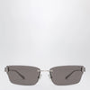 Balenciaga Gossip rectangular Silver/Black sunglasses
