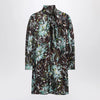 GUCCI Printed silk twill dress