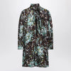 GUCCI Printed silk twill dress
