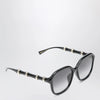 GUCCI Black square sunglasses