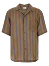 Saint Laurent Cassandre Striped Shirt