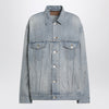 Balenciaga Light blue vintage-effect denim jacket