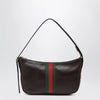 GUCCI Small brown Lunetta leather bag