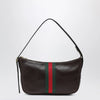 GUCCI Small brown Lunetta leather bag