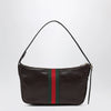 GUCCI Small brown Lunetta leather bag