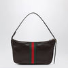 GUCCI Small brown Lunetta leather bag