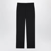 GUCCI Black Wool Trousers With GG Pattern