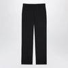 GUCCI Black Wool Trousers With GG Pattern