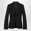 GUCCI Black Stretch Wool Technical Jacket