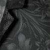 GUCCI Black silk twill bowling shirt with print