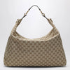GUCCI Large Brera GG canvas bag in sand/brown