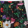 GUCCI Pleated Midi Skirt In Silk Twill With Flora Print