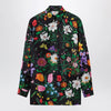 GUCCI Silk Twill Shirt With Flora Print